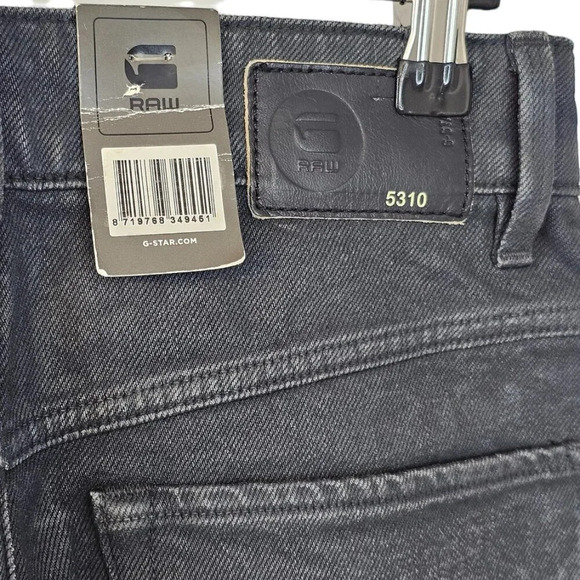 G-Star Raw Womens Jowsie 3D Mid Slim Jeans Size 27 Coated Waxed Denim NWT - Picture 5 of 12